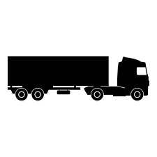 Truck Silhouette Vector Png Truck Icon