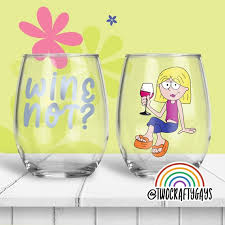 Lizzie Mcguire Personalized Wine Glass