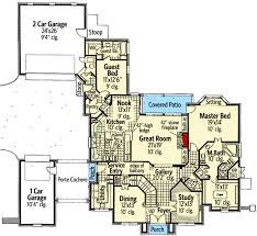 Private Parking Courtyard House Plan