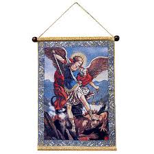 Saint Michael Archangel Tapestry Icon