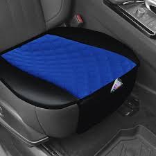 Fh Group Faux Leather 21 In X 21 In X 1 In Seat Cushion Pad With Front Pocket Front Set