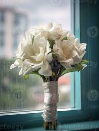 Gardenia Wedding Bouquet Flower On