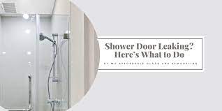 Shower Door Leaking Here S What To Do