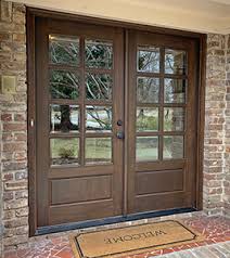 Solid Mahogany Wood Double Doors
