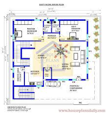 3bhk Home Duplex Floor Plan 2500