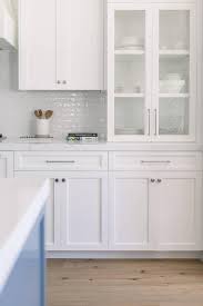 White Shaker Kitchen Cabinets Accented