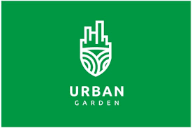 Urban Green Garden City Farm Logo Icon