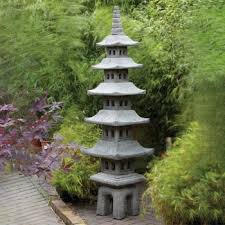 One Tier Japanese Pagoda Lantern Marble