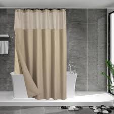 Gray Waffle Weave Shower Curtain