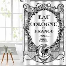 French Cologne Printed Polyester Shower