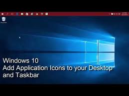 Windows 10 Add Icons To