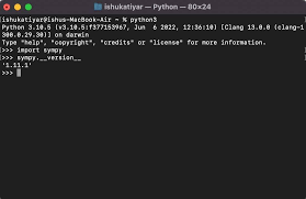 How To Install Python Sympy On Macos