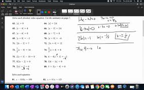 Chapter 1 Equations Inequalities And