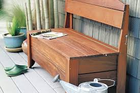 Diy Outdoor Storage Benches The