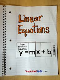 3 Linear Equations Flippables Slope