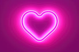 Heart Icon Isolated On Pink Pastel Color