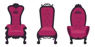 Throne Chair Vector Art Icons And