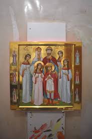 Holy Romanov Family Icon Handpainded