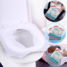 10pcs Bag Disposable Toilet Seat Covers