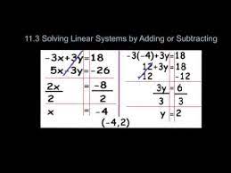 11 3 Solving Systems Of Linear