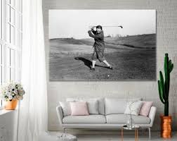 Golf Retro Wall Decor Golf Canvas