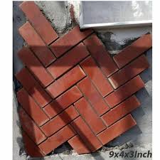 Red Matte Clay Brick Floor Tiles At Rs