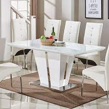 Memphis Large High Gloss Dining Table