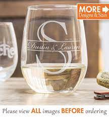 Personalized Stemless Wine Glasses