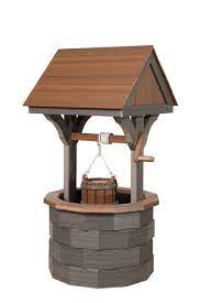 Poly Wishing Well With Poly Roof From