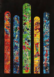 C14a Chagall Window Art Stained