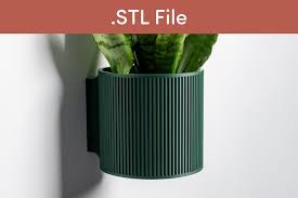 Wall Mounted Planter Stl File For 3d