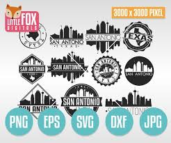 Stamps Svg Cut File Texas Svg Skyline