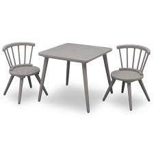 Delta Children Grey Windsor Table And 2