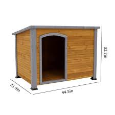 Indoor Heated Wooden Dog Kennel