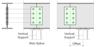 bolted beam splices structural detailer