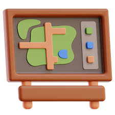 Garden Map 3d Icon In Png Obj