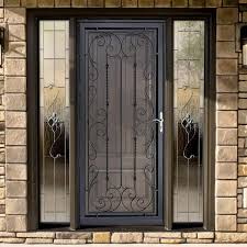 Wrought Iron Security Storm Door