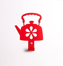 Retro Style Tea Pot Metal Coat Rack