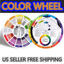 Color Wheel Chart Painting Mixing Guide