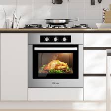 24 Inch Single Wall Oven 2 47cu Ft With 5 Cooking Modes Silver