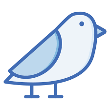 Bird Generic Blue Icon