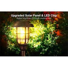 Cubilan Solar Outdoor Lights Bright