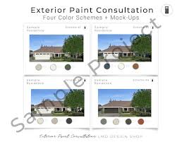 Exterior Paint Color Consultation And