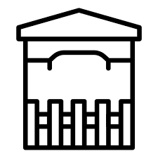 Gardening Pergola Icon Outline Vector