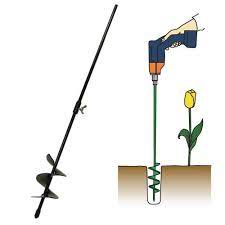 Improved Bulb Auger Landscaping Tools