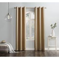 No 918 Montego 48 X 84 Inch Grommet Curtain Panel Taupe