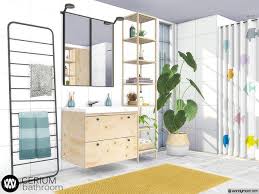 Wondymoon S Cerium Bathroom Sims 4