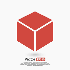 3d Cube Logo Design Icon Stock Vector
