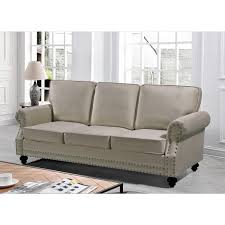 Us Pride Furniture Ramos 85 In W Beige