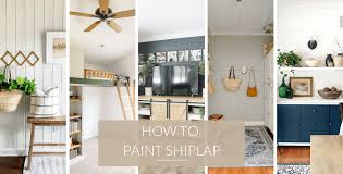 How To Paint Shiplap S More